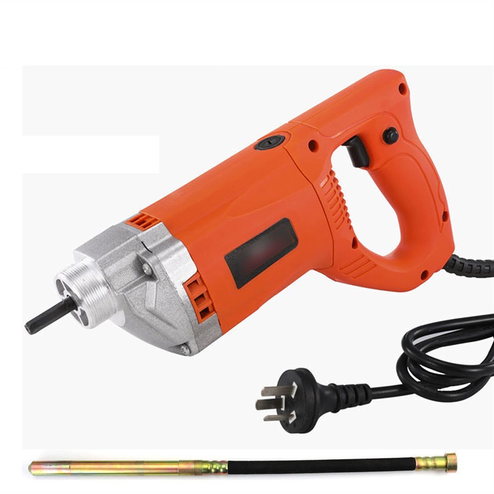 1500W Mano Power Power Hormigoneo Vibradores de cemento Removedor de burbujas 1m 1.2m 1.5m Herramientas de cemento de la varilla de cobre | 1500W motor+(35# 1 meter rod)