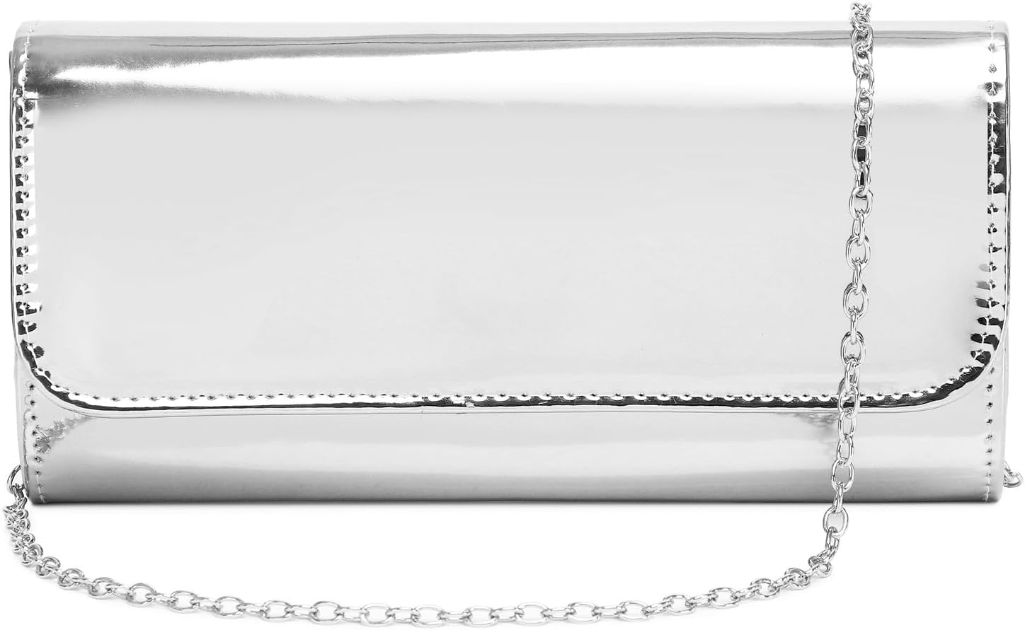 Patent Leather Envelope Clutch Womens Evening Handbag Stylish Shoulder Bag Purse for Christmas Wedding Party Prom