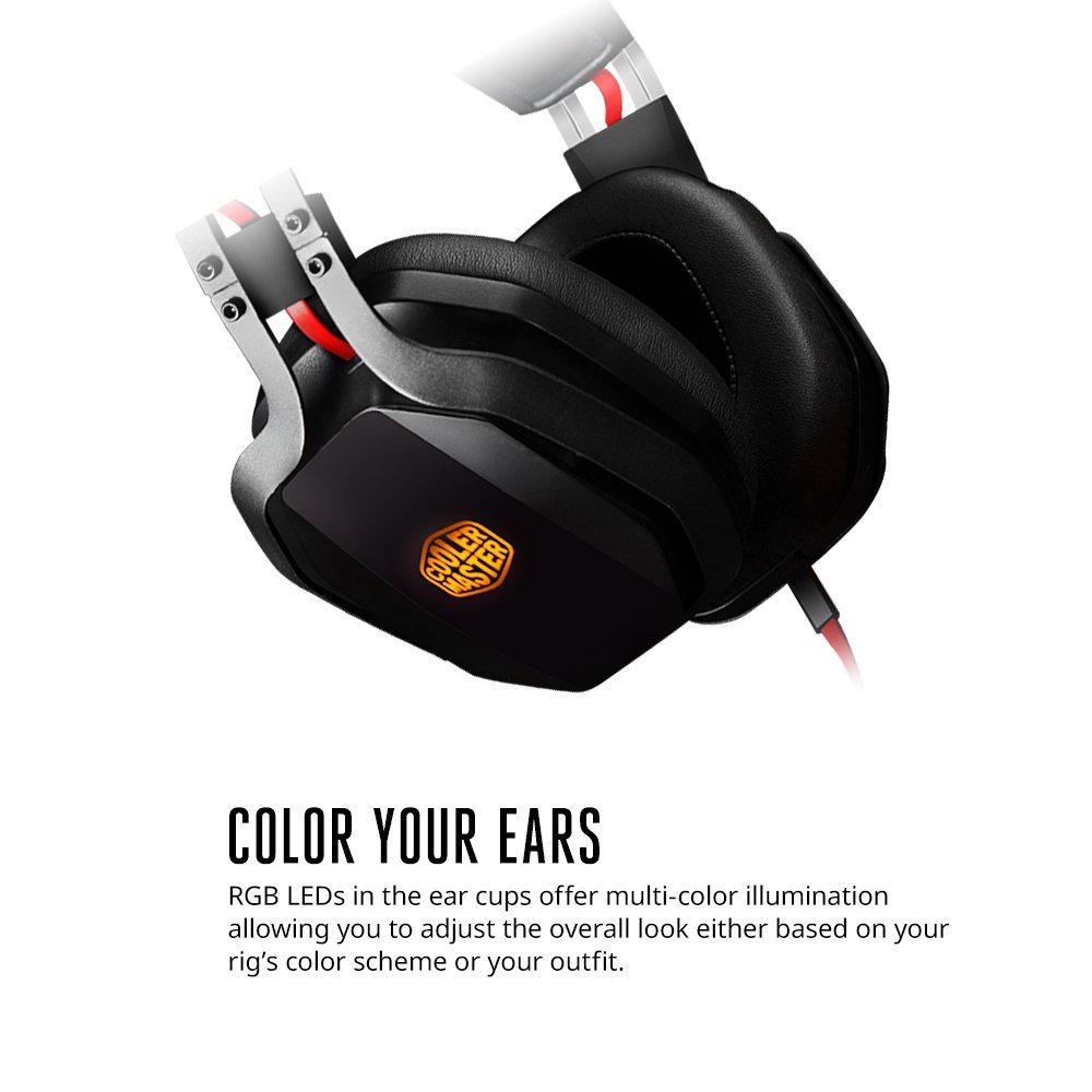 Cooler Master Pulse MH-750 Over-Ear Headset with Mic%カンマ% Virtual 7.1 Channel Surround Sound with Exclusive Bass FX Technology 141［並行輸入］ Cooler Master Pulse Cooler Master Pulse MH 750 Over Ear Headset