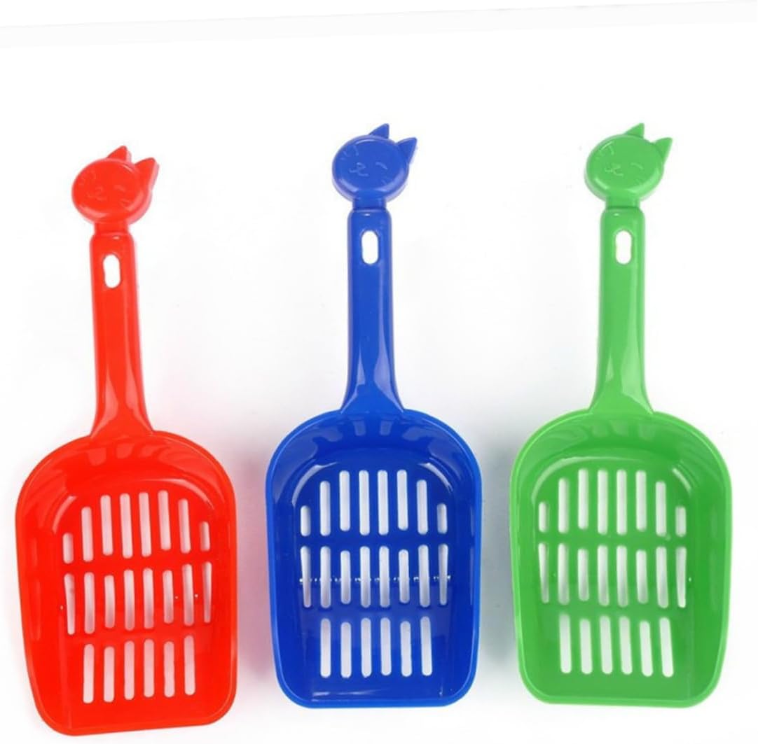Garneck 3pcs Litter Shovel Scooper Sifting Cleaning Kitten Scoops Pet Litter Scoop Cat Litter Litter Scoop