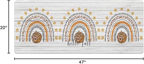 Miniatura 3 de Tapete de baño de Acción de Gracias para bañera, antideslizante, de secado rápido y absorbente, de tierra de diatomeas, fregadero de cocina,