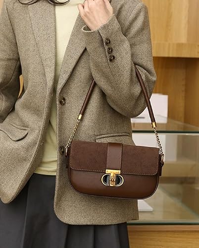 Diva Dale brown leather handbag – image 7