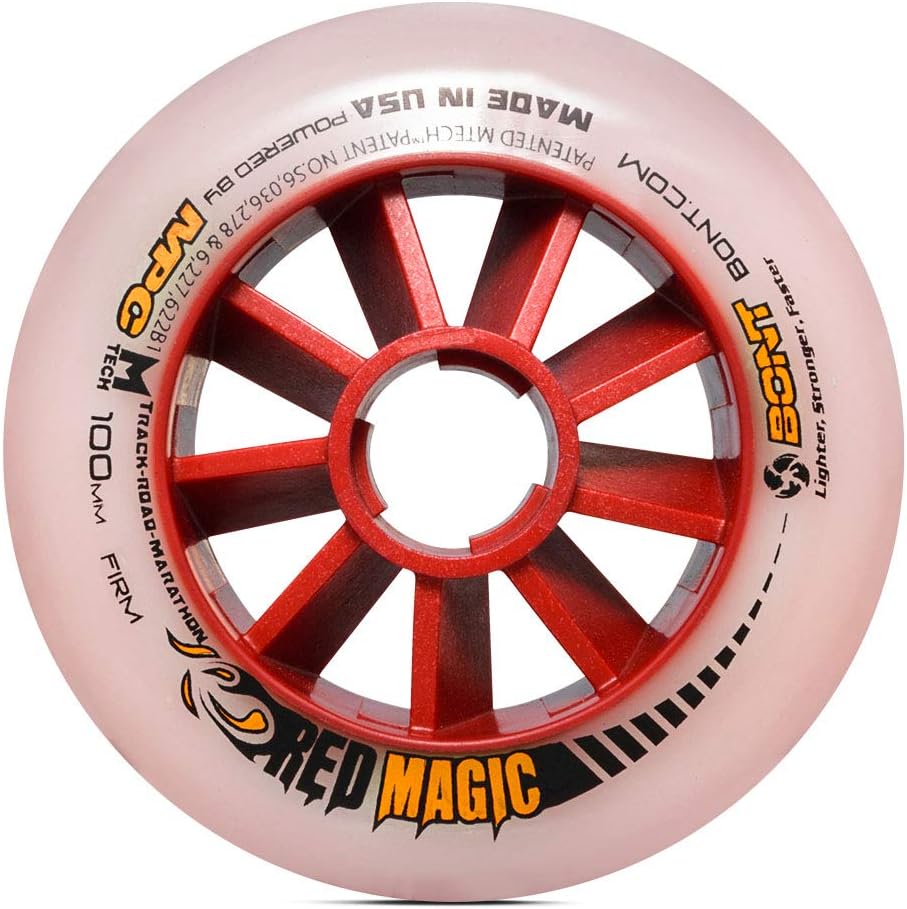 Amаzоn Crаzу 🔥 Dеаlѕ Bont Skates - Red Magic Inline Speed Skate Wheels - Road or Track Skating