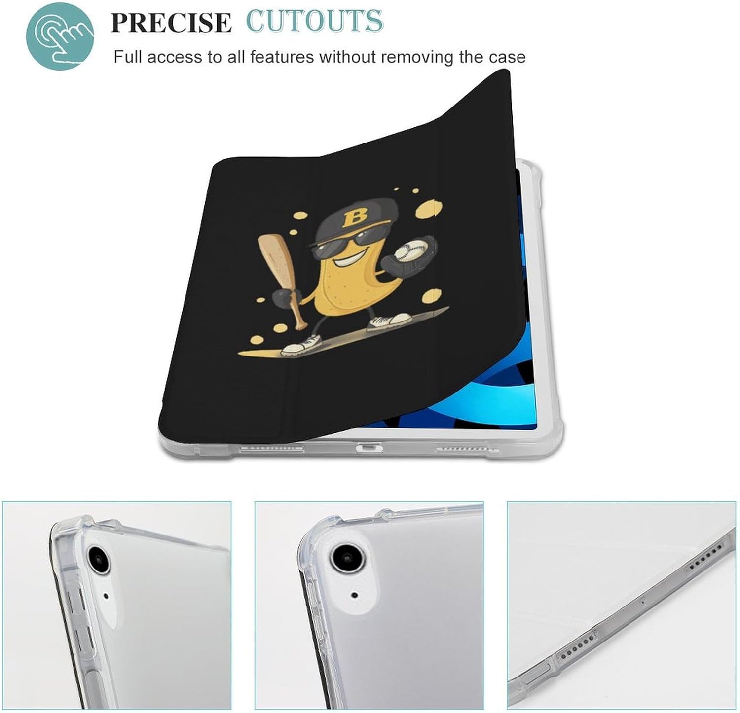 Banana Playing Baseball for IPad Pro/Air/2020/2021 Case image 3