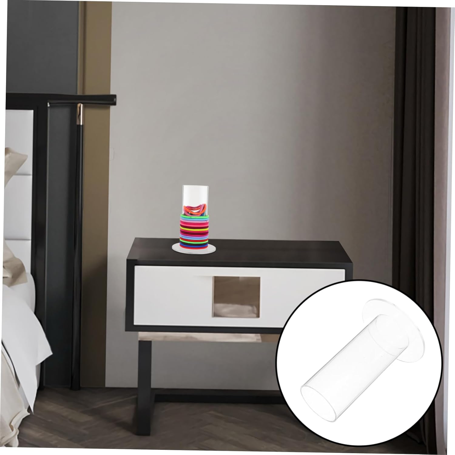 FRCOLOR 5pcs Hair Scrunchie Display Stand Vertical Organizer for Hair Ties and Bracelets Holder for Jewelry and Accessories Stylish Vanity Storage