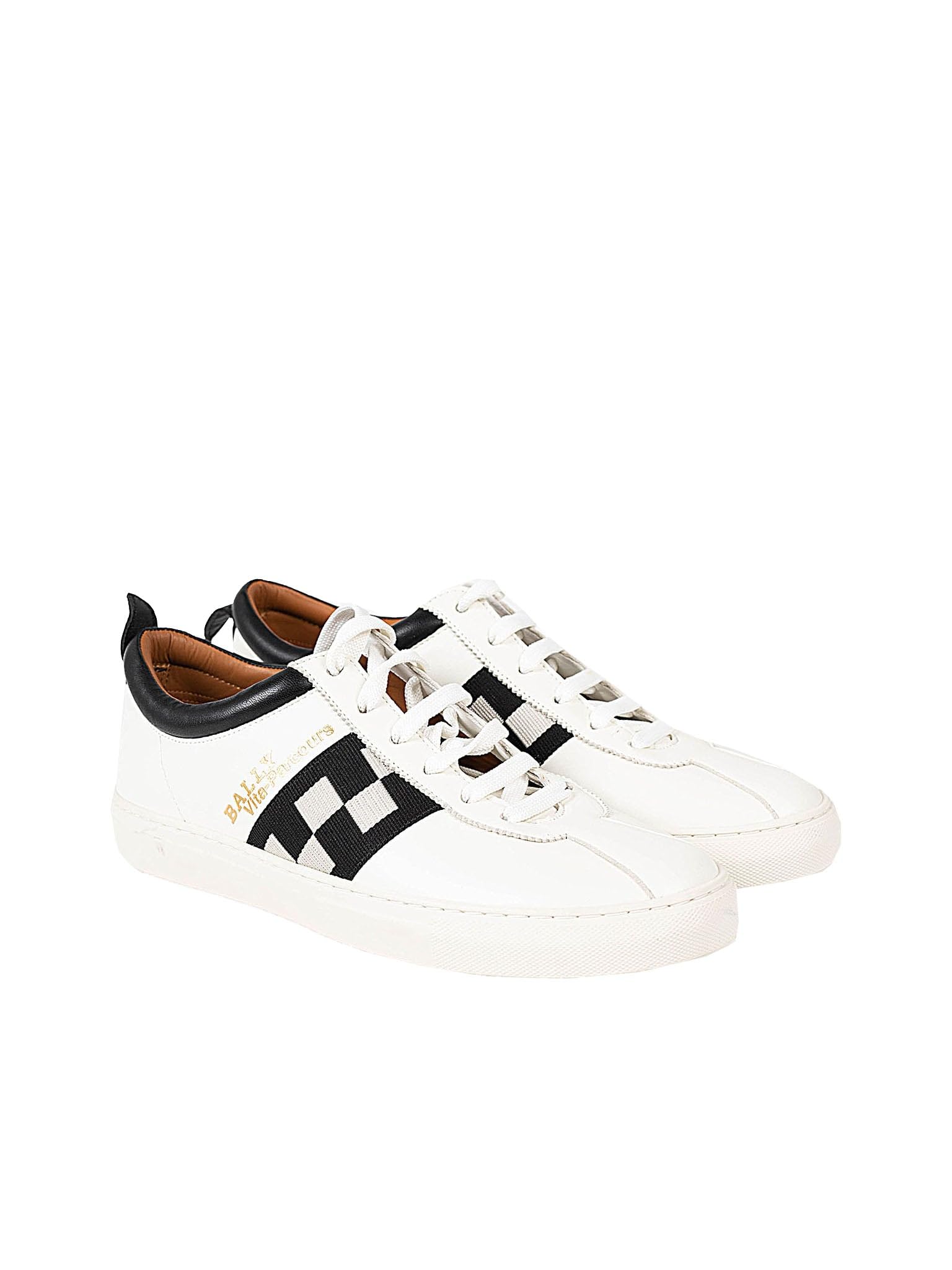 Bally Sneaker Vita Blanc 42 l'excellence du cuir de luxe