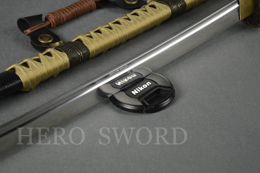 Traditional Handmade Japanese 98 Type Saber Combat Ready Full Tang Samurai Katana Sword T1095 High Carbon Steel Tachi