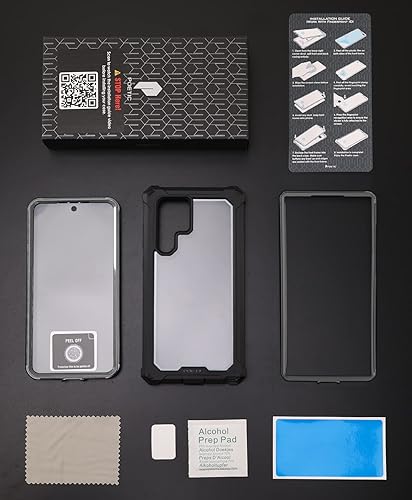 Miniatura 7 de Funda Poetic Guardian para Samsung Galaxy S22 Ultra 5G de 6,8 pulgadas prueba de caídas de grado militar de 6 pies, protector de pantalla integrado