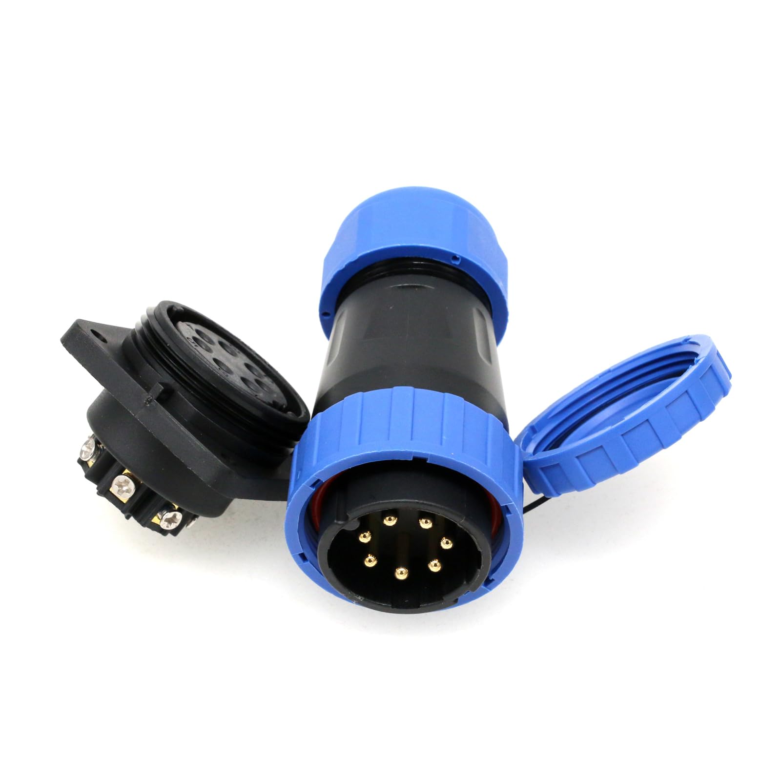Amazon.com: ZBLZGP TY28 Waterproof 7 Pin Connector Solder-Free