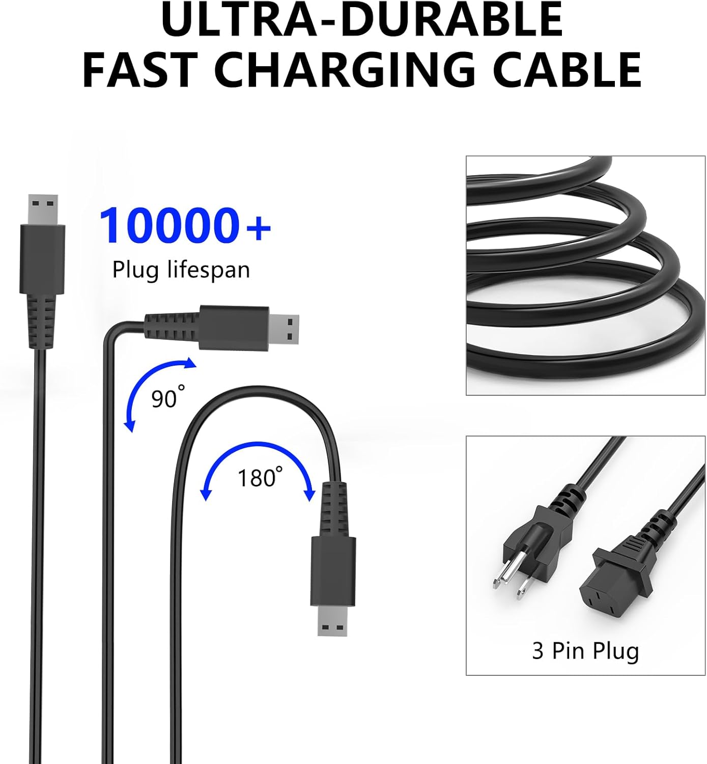 280W USB Tip Laptop Charger Compatible with MSI GE76 GE68 GE66 GS77 Raider GE68HX GE78HX GP66 Leopard Stealth 18 A18 HX AI Stealth GS77 Chicony A18-280P1A Power Supply Adapter Cord