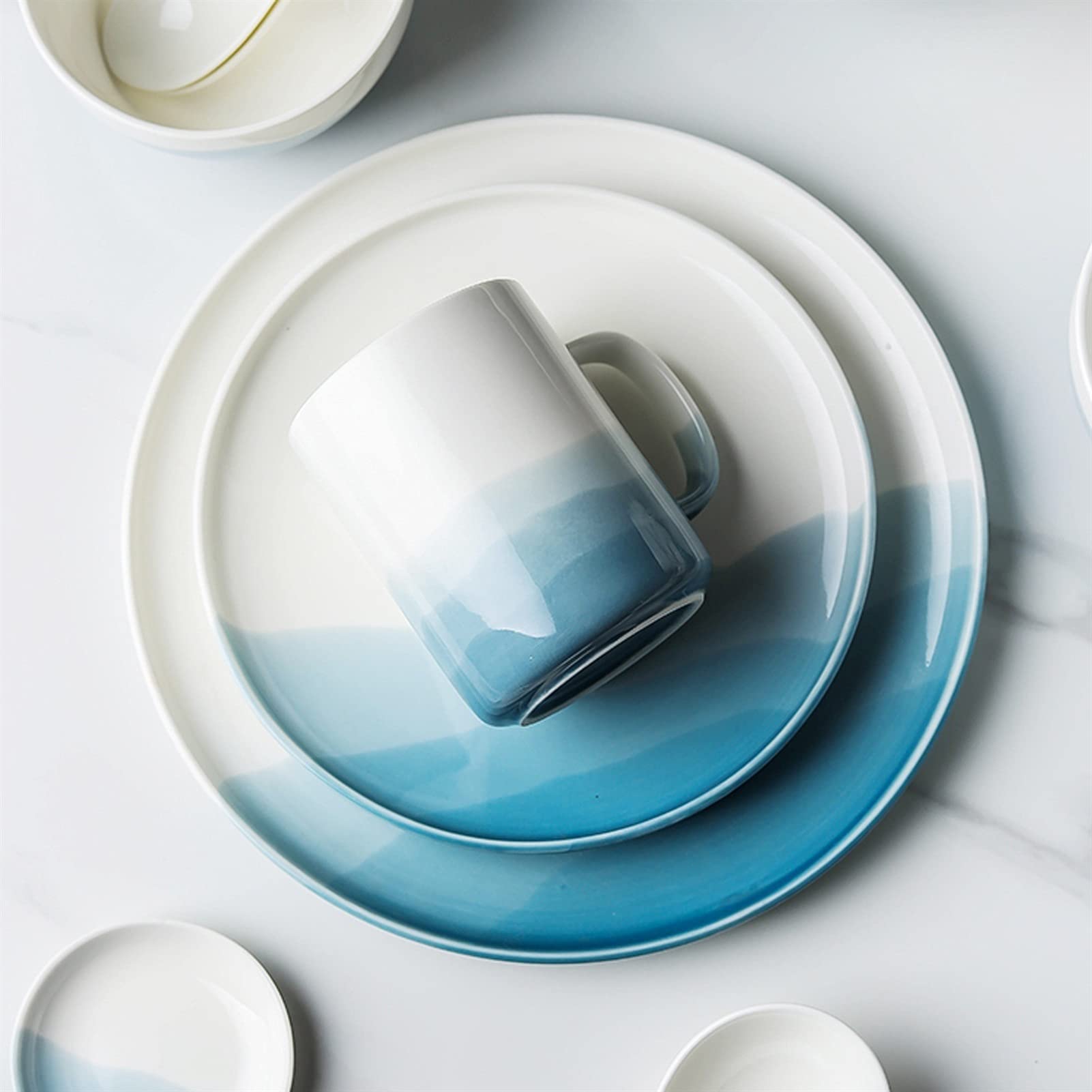 Tazza da caffè, Tazza da tè Tazza da Acqua con Manico Tazza da caffè Creativa per Ragazzi e Ragazze Adatta per Ufficio, casa e Scuola (C)