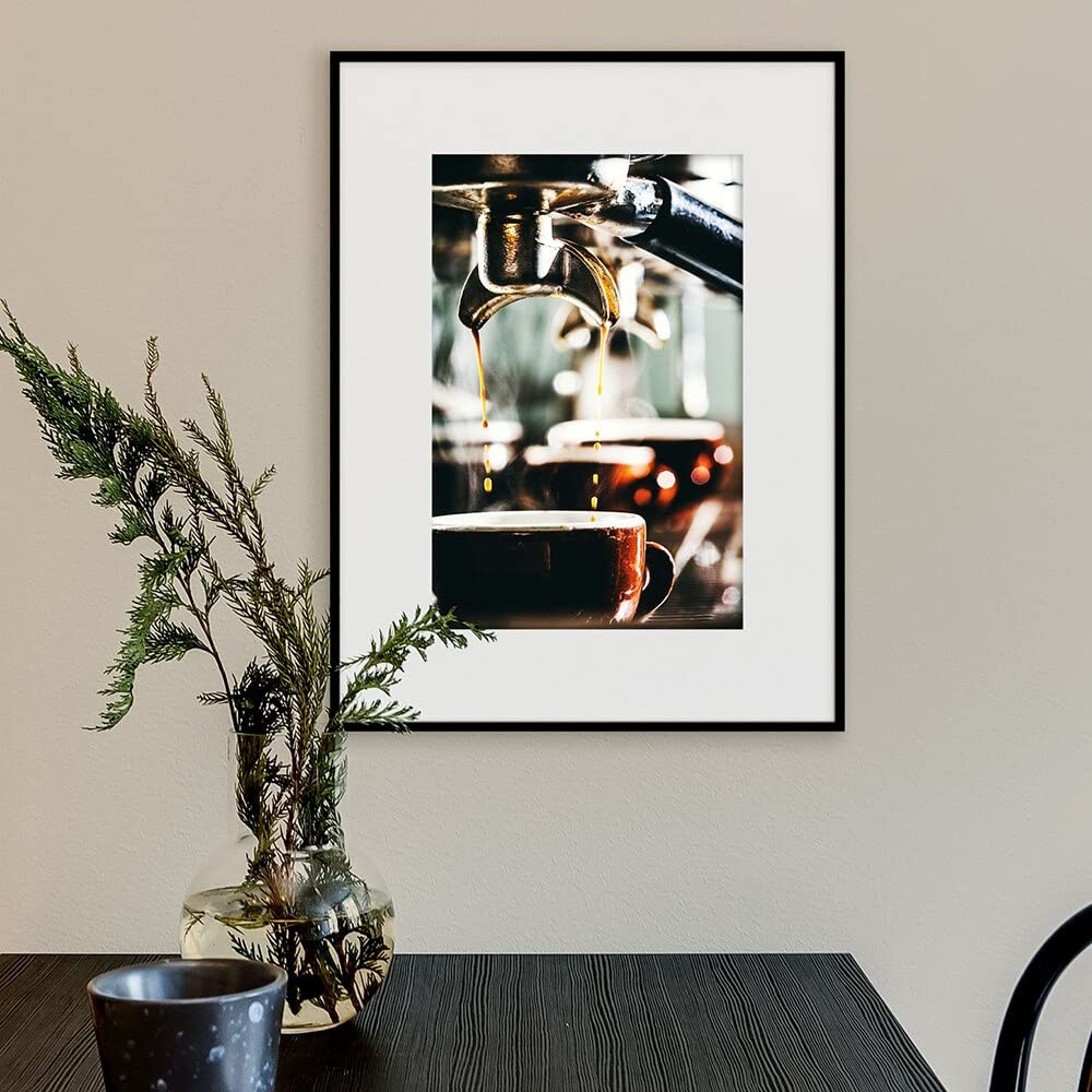 MWZUPQ Poster vintage de café expresso - Art mural tendance et confortable - Décoration murale pour café, maison, chambre à coucher - 40,6 x 61 cm - Sans cadre