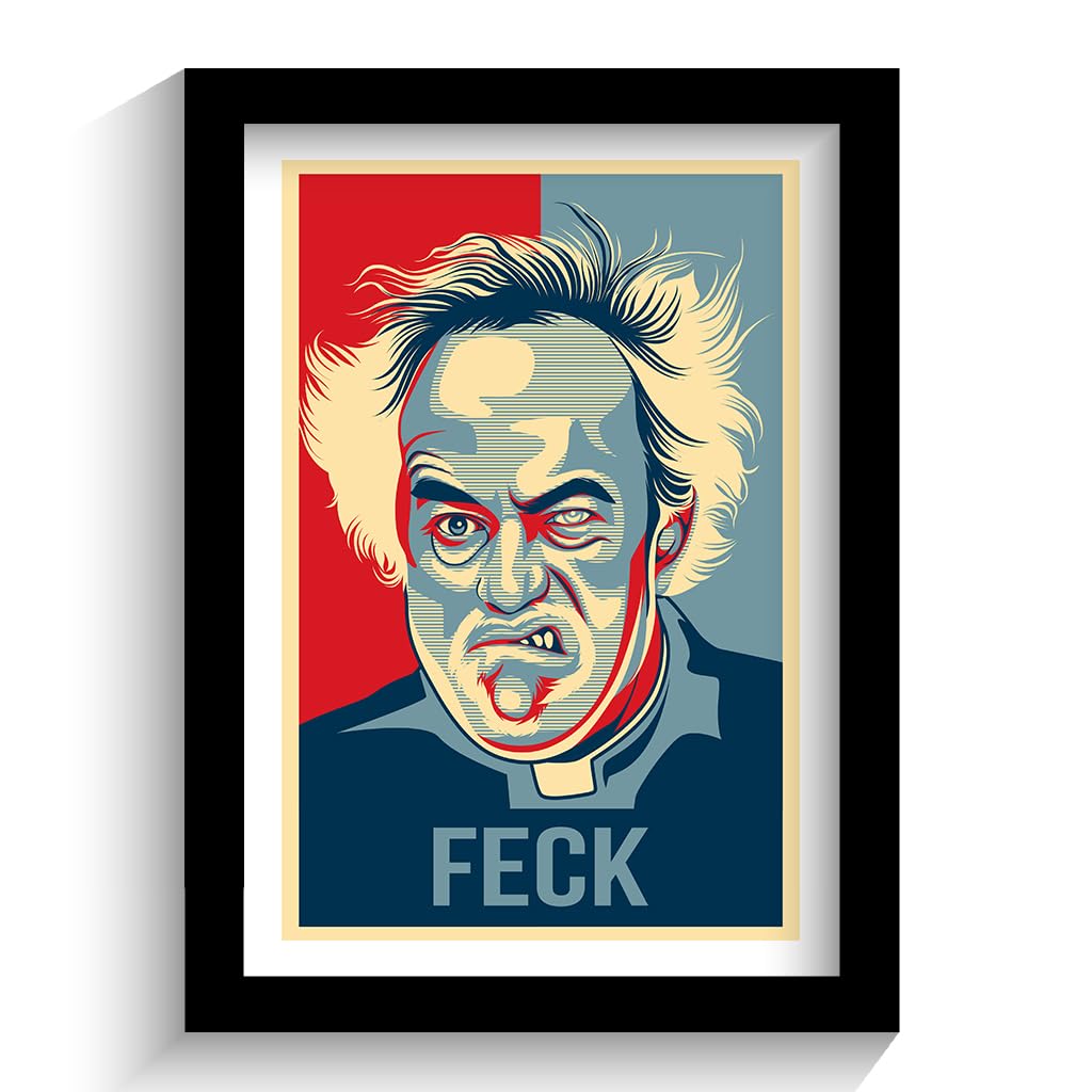 Quoteszy FATHER TED - FATHER JACK POP ART FRAMED PRINT