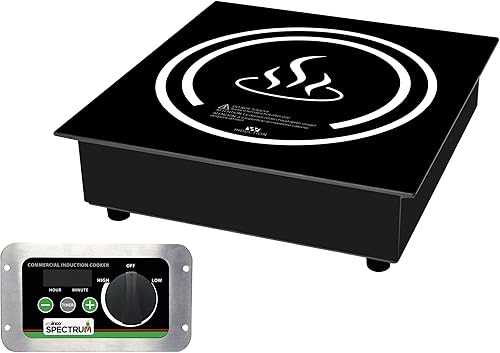 Winco EIDS-34 - Quemador de inducciĂłn de grado comercial, 3400 W, 240 V Winco EIDS-34 - Quemador de inducciĂłn de grado comercial, 3400 W, 240 V