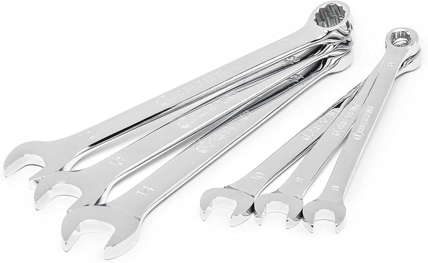 Crescent 6 Piece 12 Point Metric Combination Wrench Set - CCWS1-05