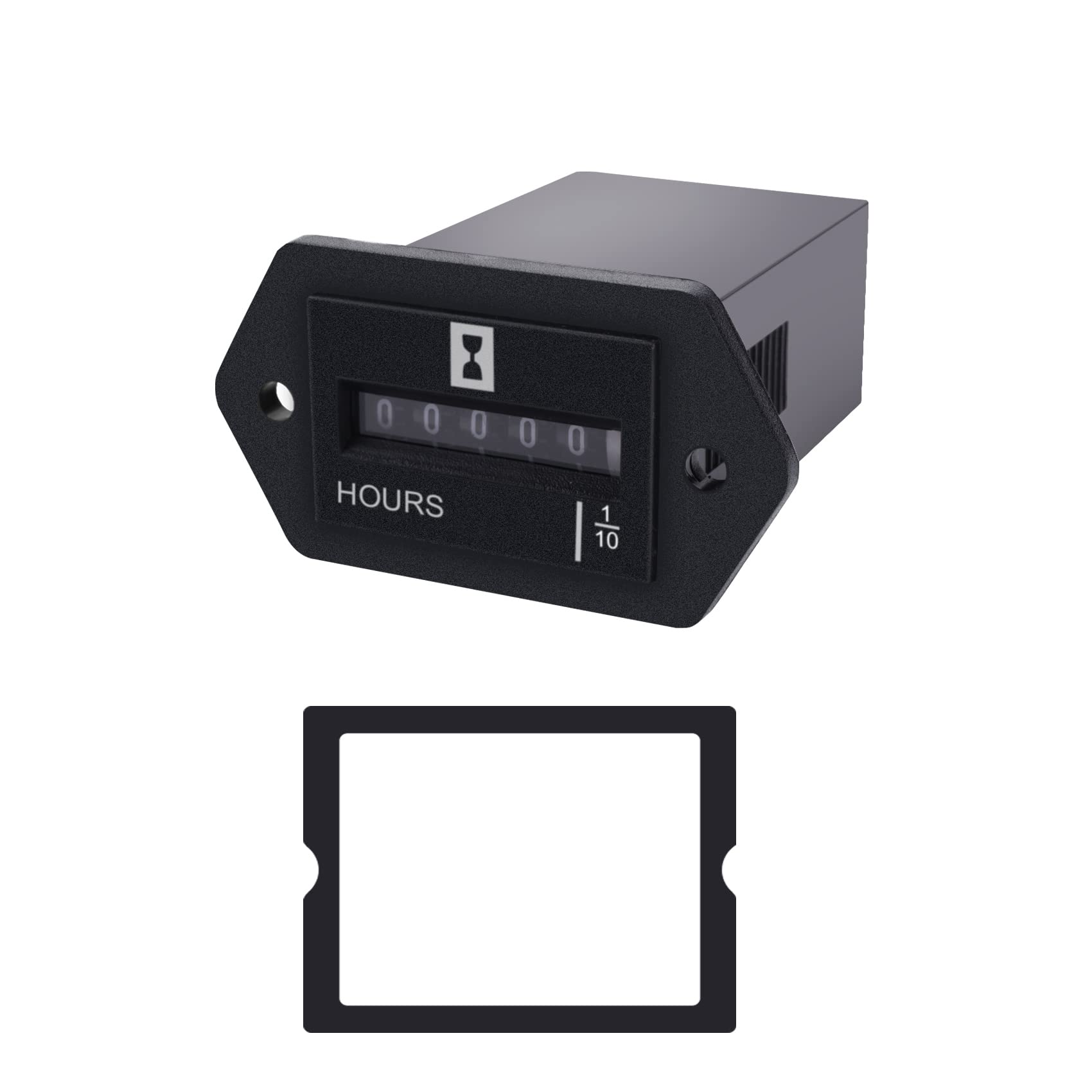 Willoghsa DC10V-80V Mechanical Hour Meter - Hourmeter for Engine Generator Boat Automobiles Motorcross Motor Truck Tractor