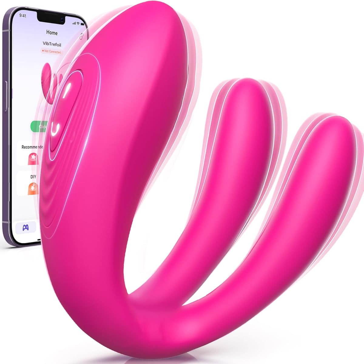 BIG SHOCKED Wearable Vibrator Couples Sex Toys - APP & Remote Control Rabbit Panty Vibrator Adult Toys for Women Sex Toy G Spot Clitoral Penis Vibrators with 10 Vibrations Dildo Vibrating Panties