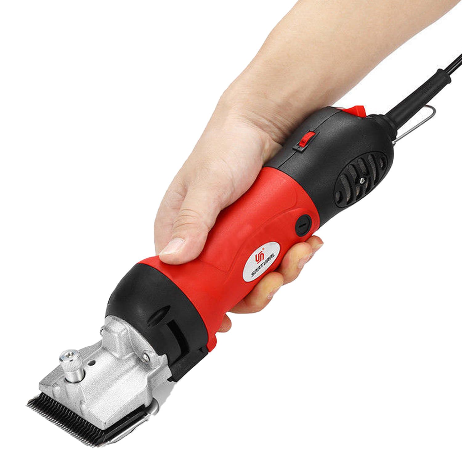 CelyToe Professional Thick Coat Animal Clippers,690W 6 Speed Adjustable Horse Grooming Clippers for Horses Cattle Large Dogs Efficient Shearing & Grooming 110V