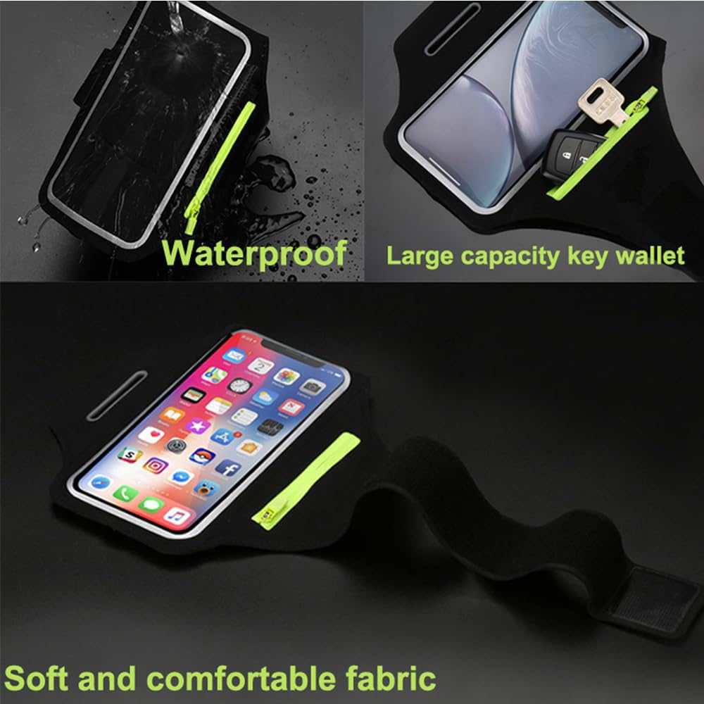 Fascia Braccio Per OPPO Find X5 Pro - Porta Cellulare Da Corsa, Anti-sudore, Con Tasca Portachiavi, Colore Nero