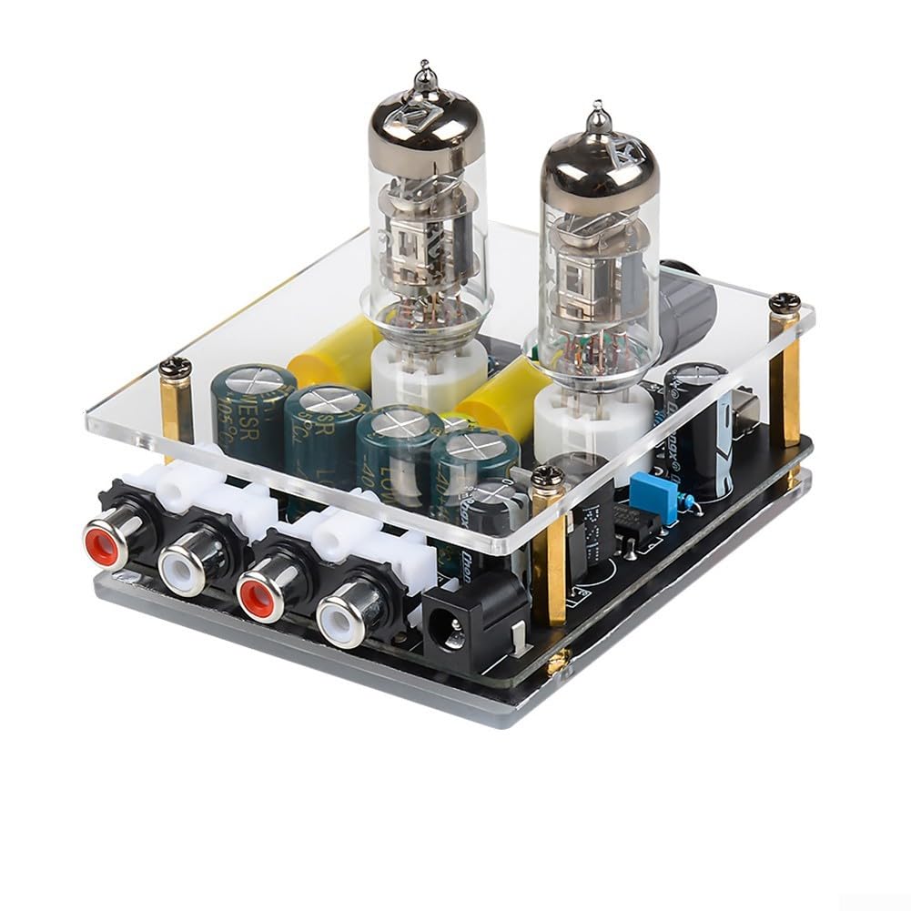 Préampli à tube amélioré, pré-amplificateur HiFi pour entrées CD et ordinateur, amplification de tension
