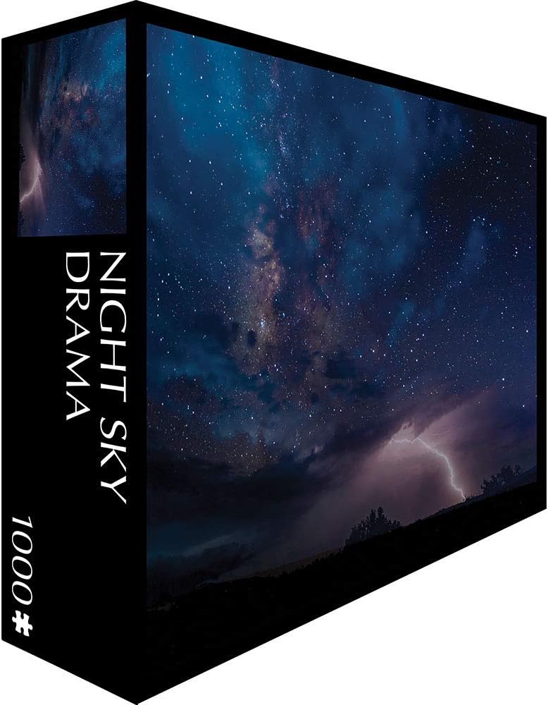 Night Sky Drama - 1000 Piece Jigsaw Puzzle by Pigment & Hue, Inc.