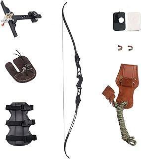 SinoArt 66" Metal Riser Takedown Recurve Bow Adult Archery Competition Athletic Bow Weights 20 22 24 26 28 30 32 34 36 LB Right Handed Archery Kit
