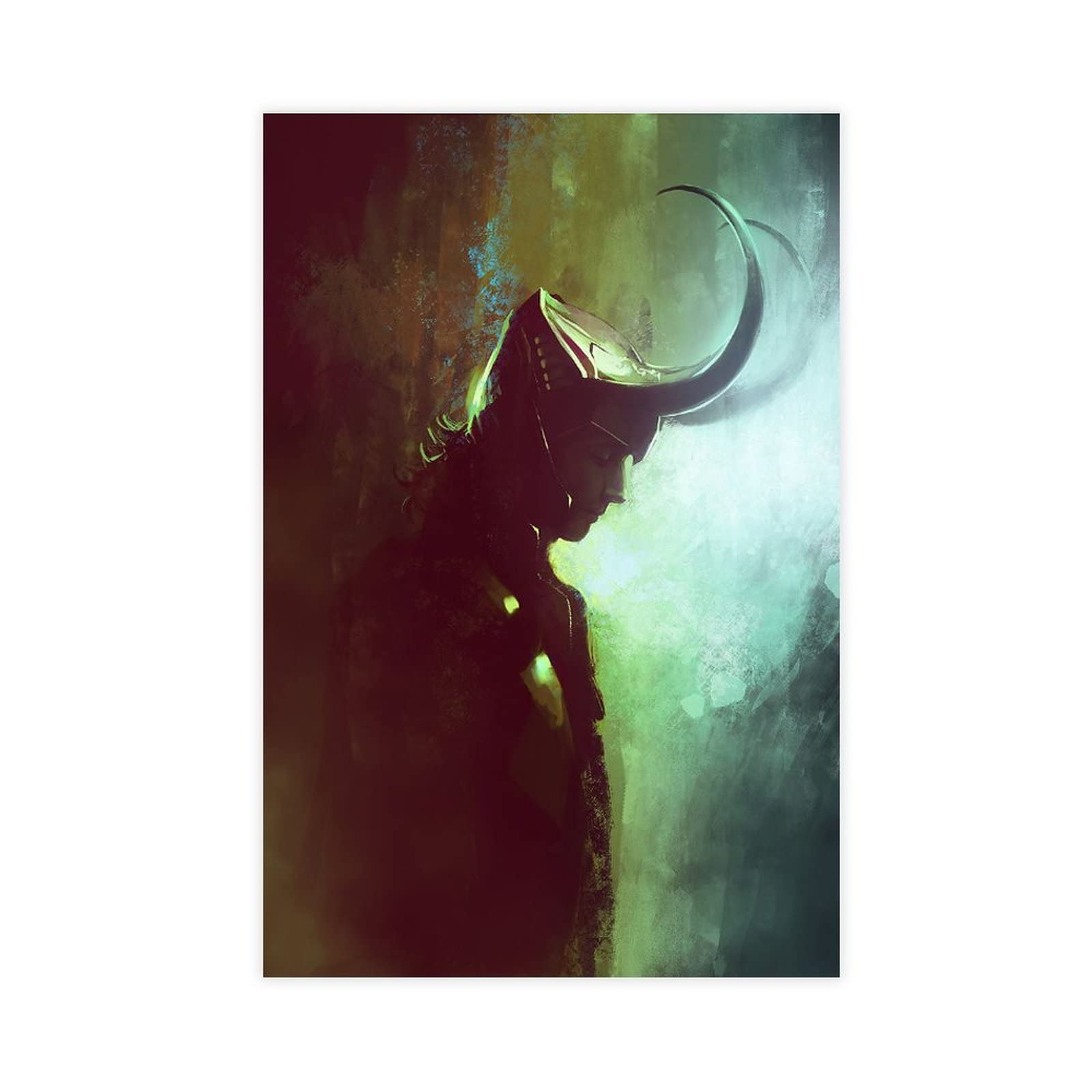 Fukitt Loki Laufeyson Movie Poster Canvas Poster (1) Canvas Poster Bedroom Decor Sports Landscape Office Room Decor Gift Unframe-Style 12X18inch(30X45cm)