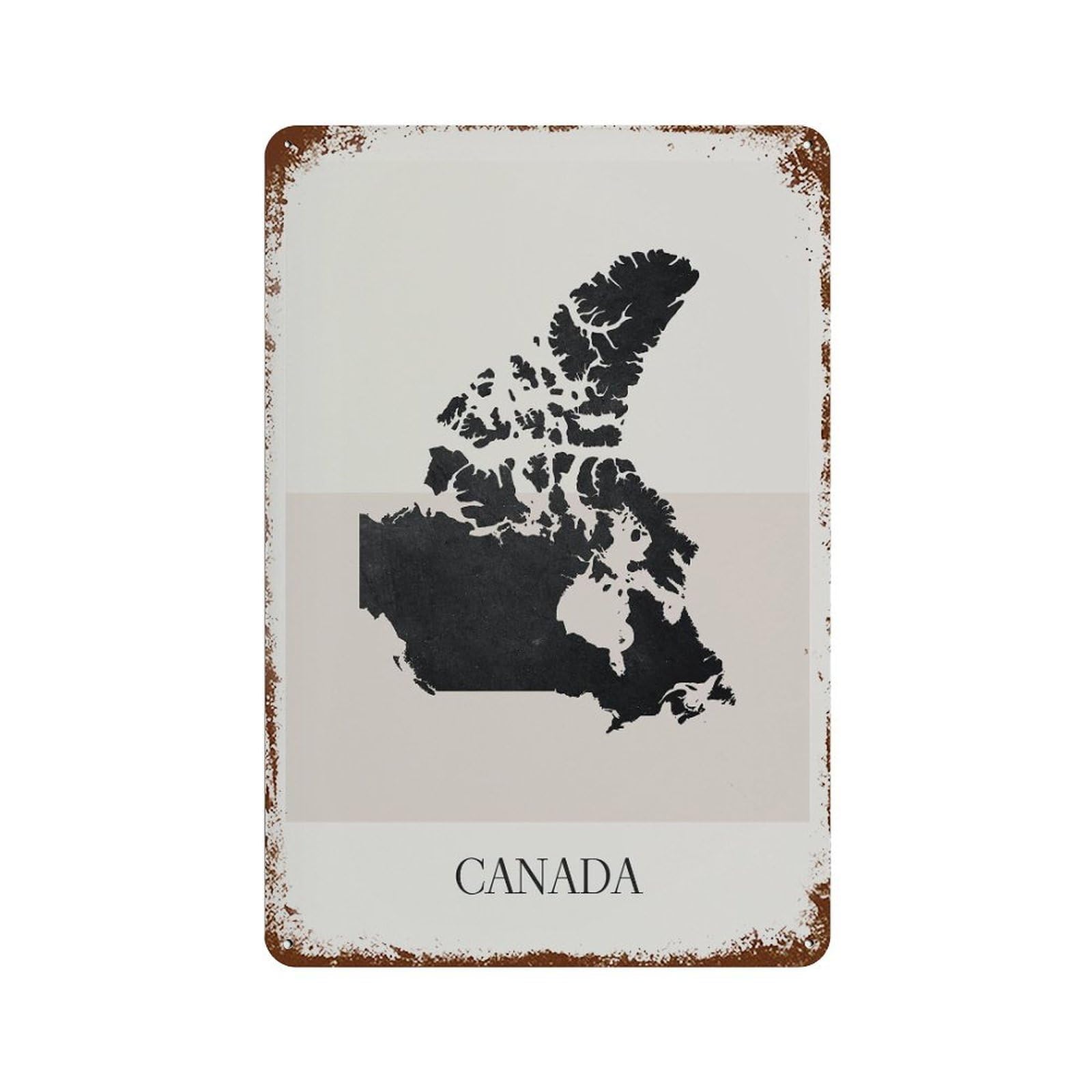 xiaoxiaoshen Canada Map Minimalist (2) Wall Decor Art Metal Tin Poster Modern Home Decor Art Home Bar Shop Decorations Vintage Sign 30x20cm