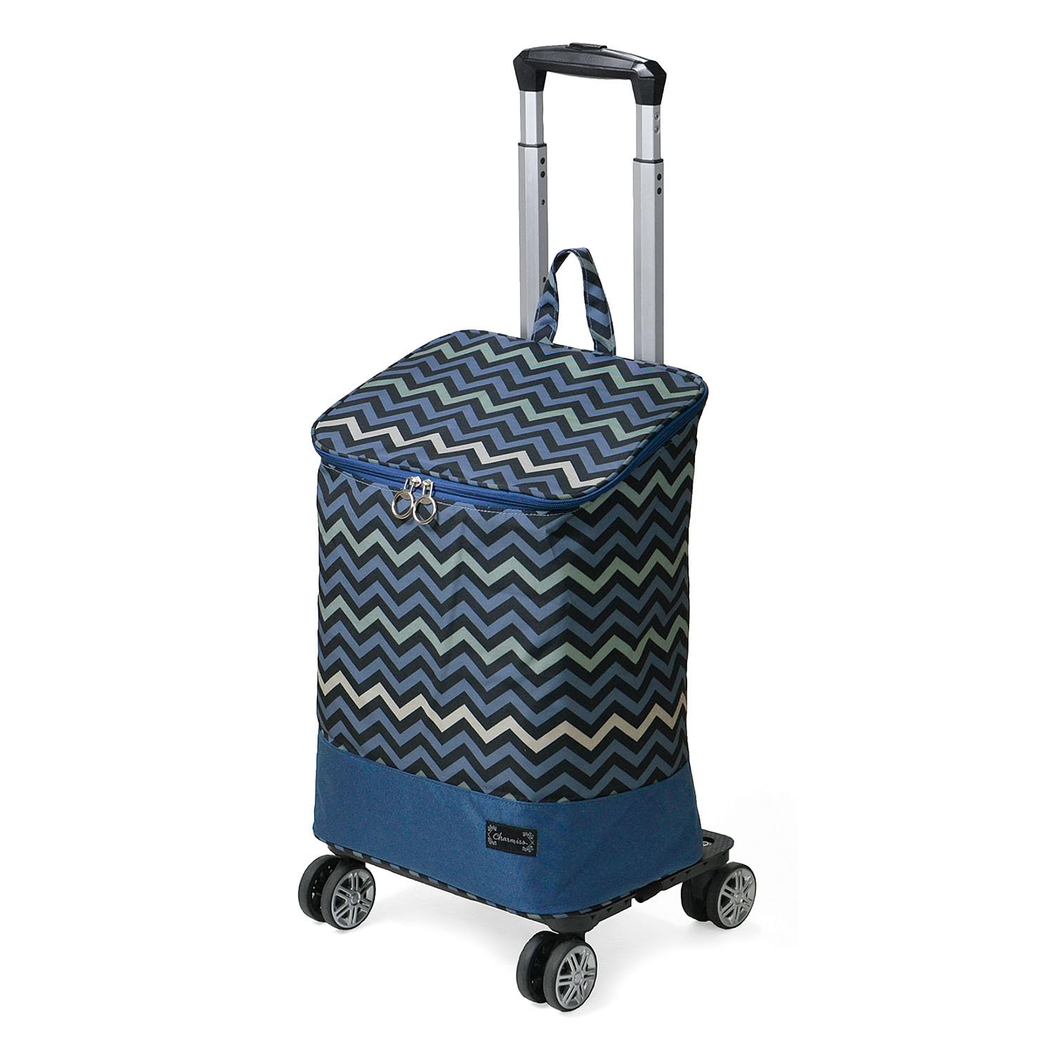 Amazon｜ショッピングカート 4輪 保冷 大容量 25L 横押し 折りたたみ