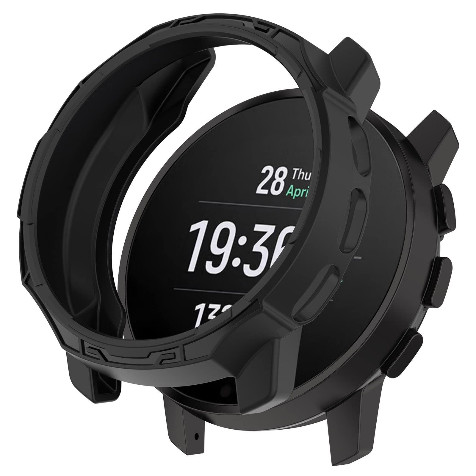Coque Protection Pour Montre Suunto Race 2 - PC + Verre Trempé Anti-Choc Et Anti-Rayures - 3
