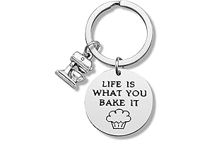 Christmas Baking Lover Keychain Gift for Women