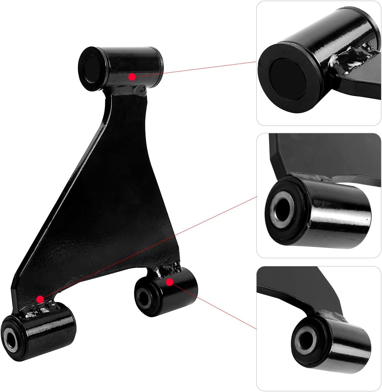 Roykaw Golf Cart Front A-Arm Assembly Compatible with EZGO RXV 2008-up Gas & Electric Models, OEM# 608089, 604654, 601340, 602085