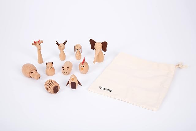 Foto 7 de 8 de TickiT 73472 Wooden Animal Friends