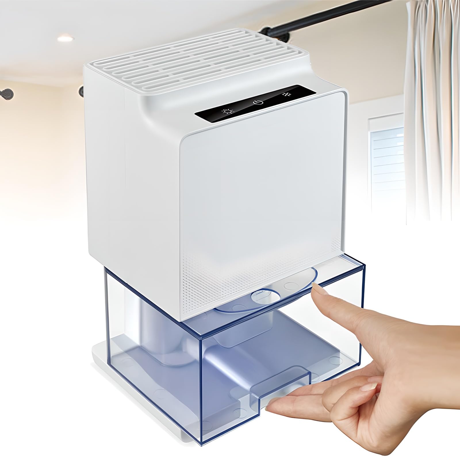 Déshumidificateur pour la maison anti humidité avec arrêt automatique intelligent