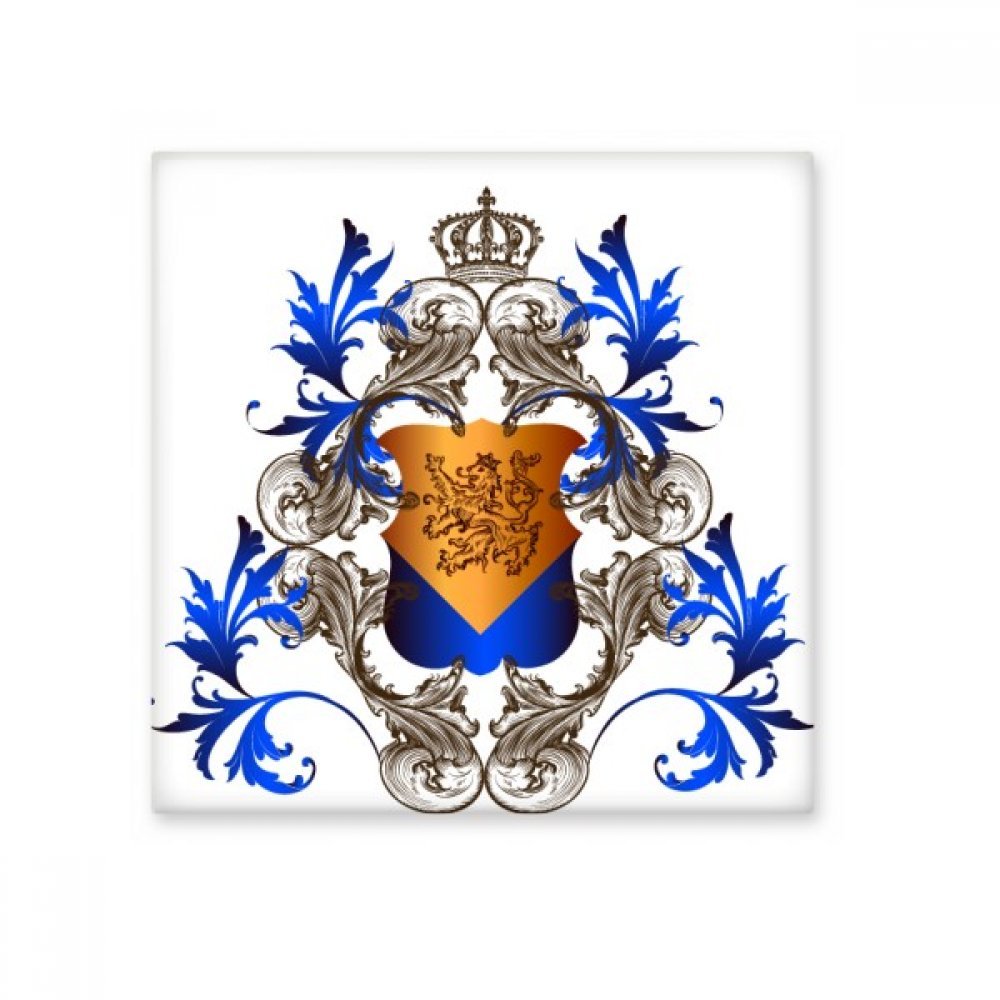 Crédence céramique médiévale couronne blason haut de gamme
