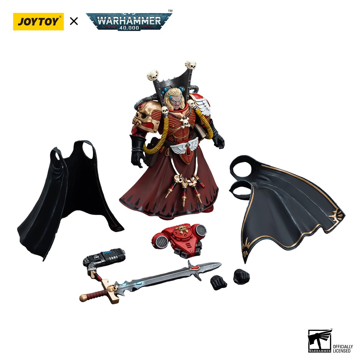 Boneco JoyToy Warhammer 40K: Blood Angels Mephiston escala 1:18