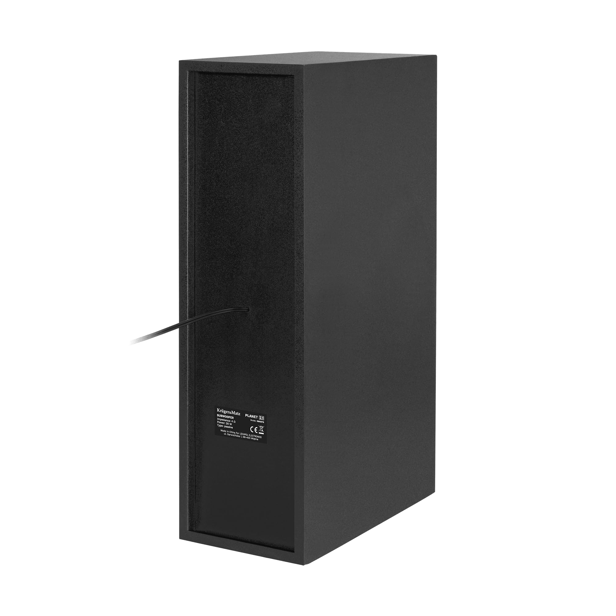 Kruger&Matz Soundbar Aktywny Planet 2.1 Głośniki 2x8 W Bluetooth 5.3 Subwoofer 4” 20 W KM0575