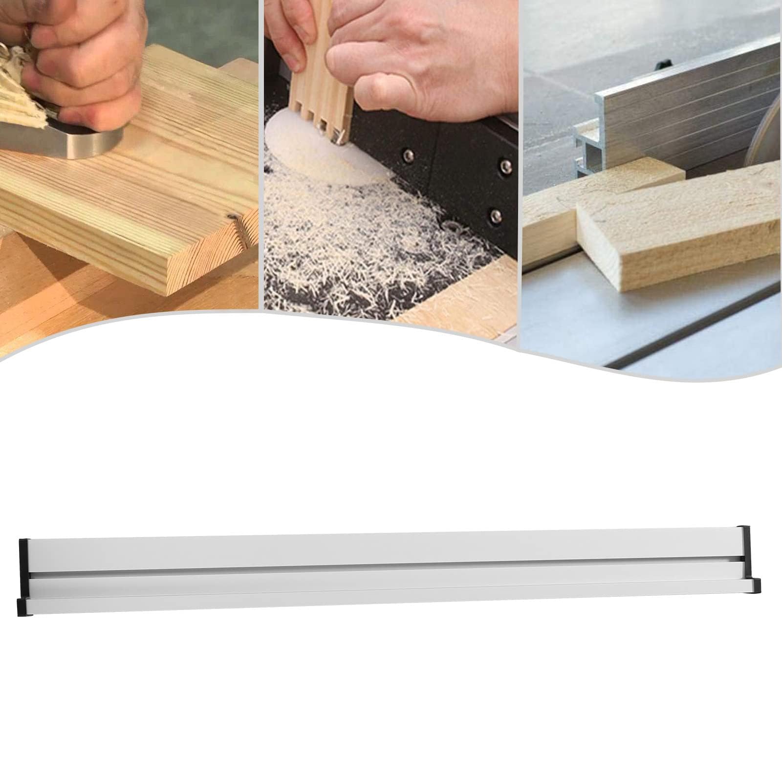 4 Rails En Aluminium T-Slot 800mm - Pour Scie, Travail Du Bois, DIY