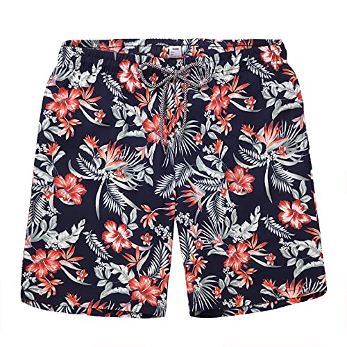 Image of Biwisy Mens Swim Trunks Quick Dry Swim Shorts Mesh Lining Swimwear Bathing Suits with Pockets