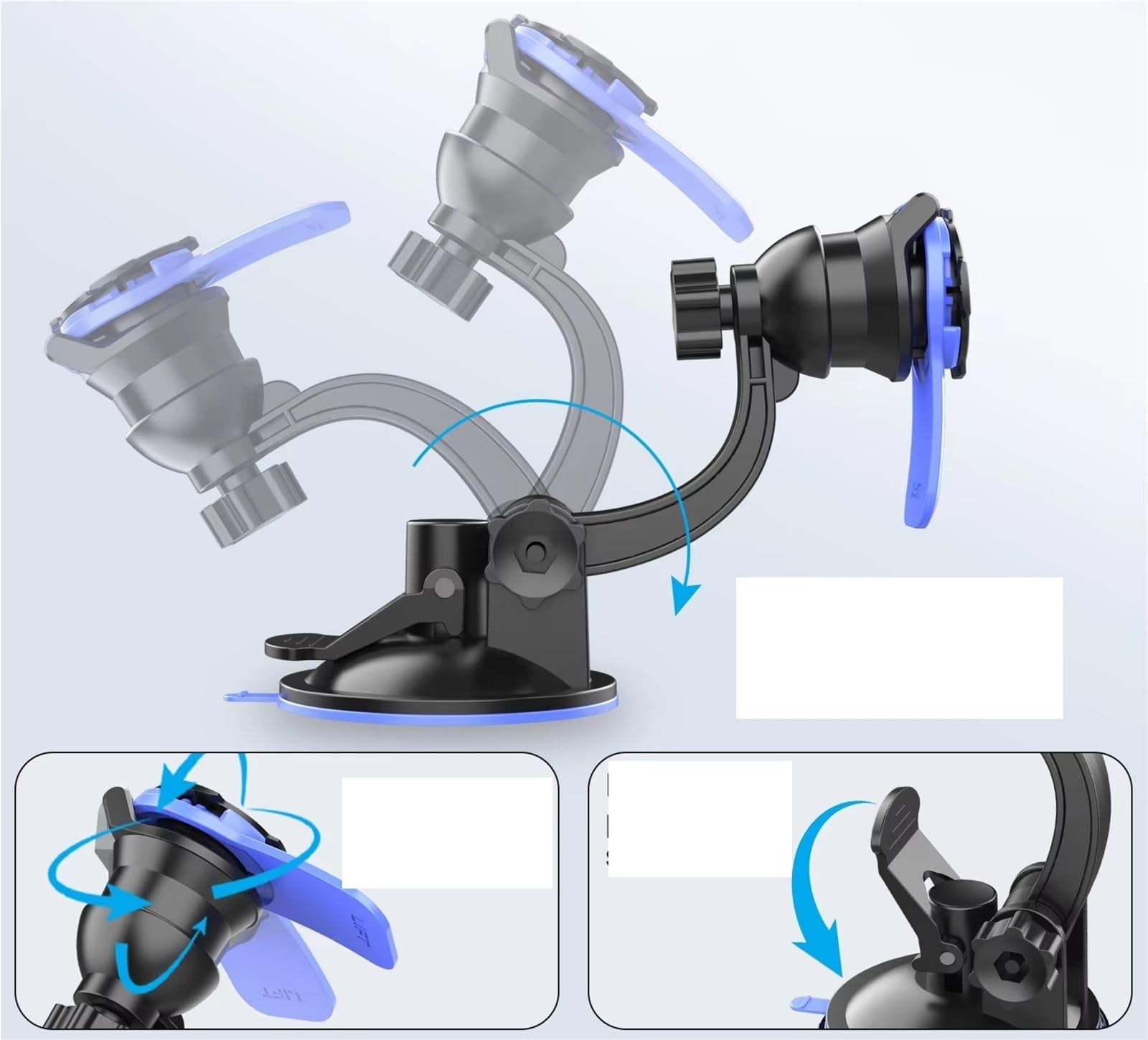 para iPhone Soporte Universal Teléfono Automóvil Montaje Ventosa Ventosa Ventilación Aire Celda Móvil Inteligente Soporte Móvil Coche