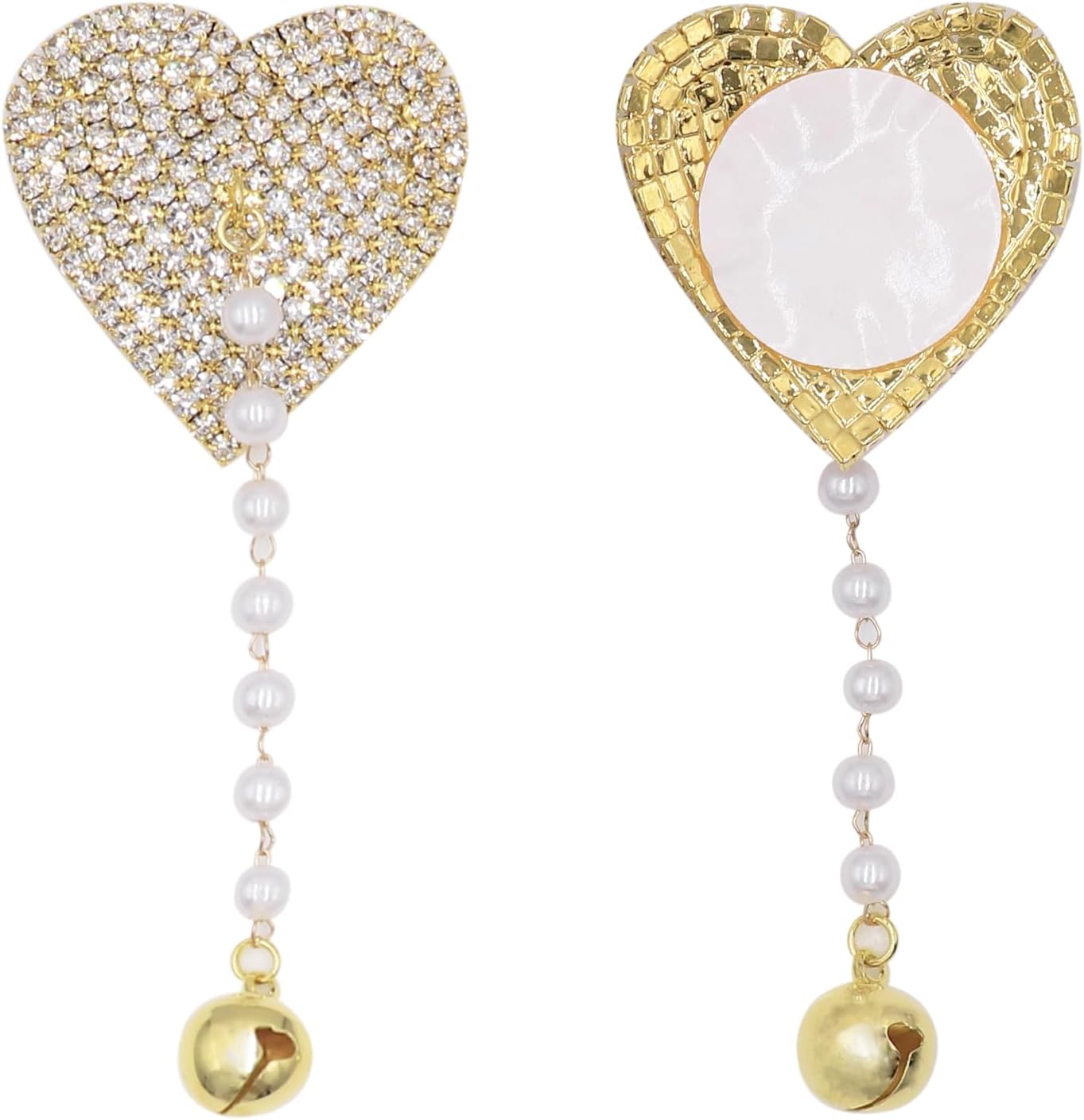Rhinestone Nipple Pasties Covers Body Jewelry Nipple Chest Stickers Breast Cover Petals Accessories for Women image 4