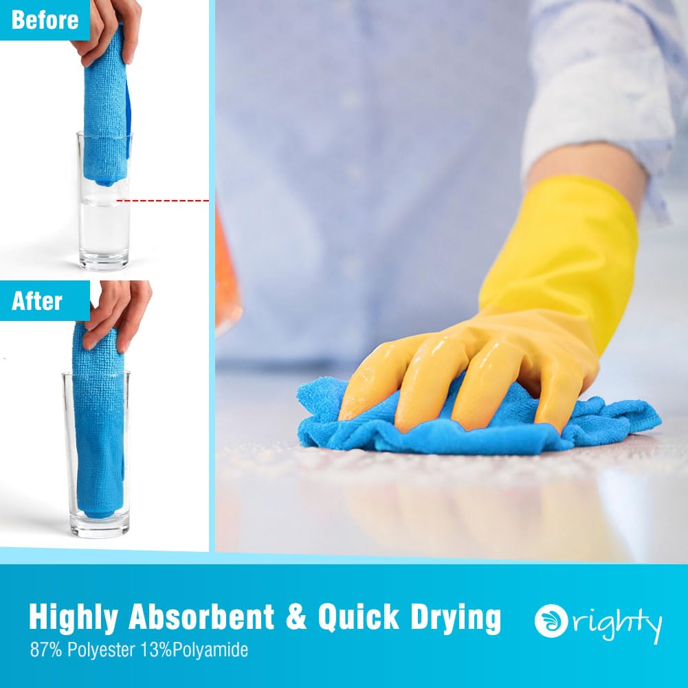 Orighty Cleaning Cloths, Shop Towels 200 Pack, Shop Rags Reusable - Image 3