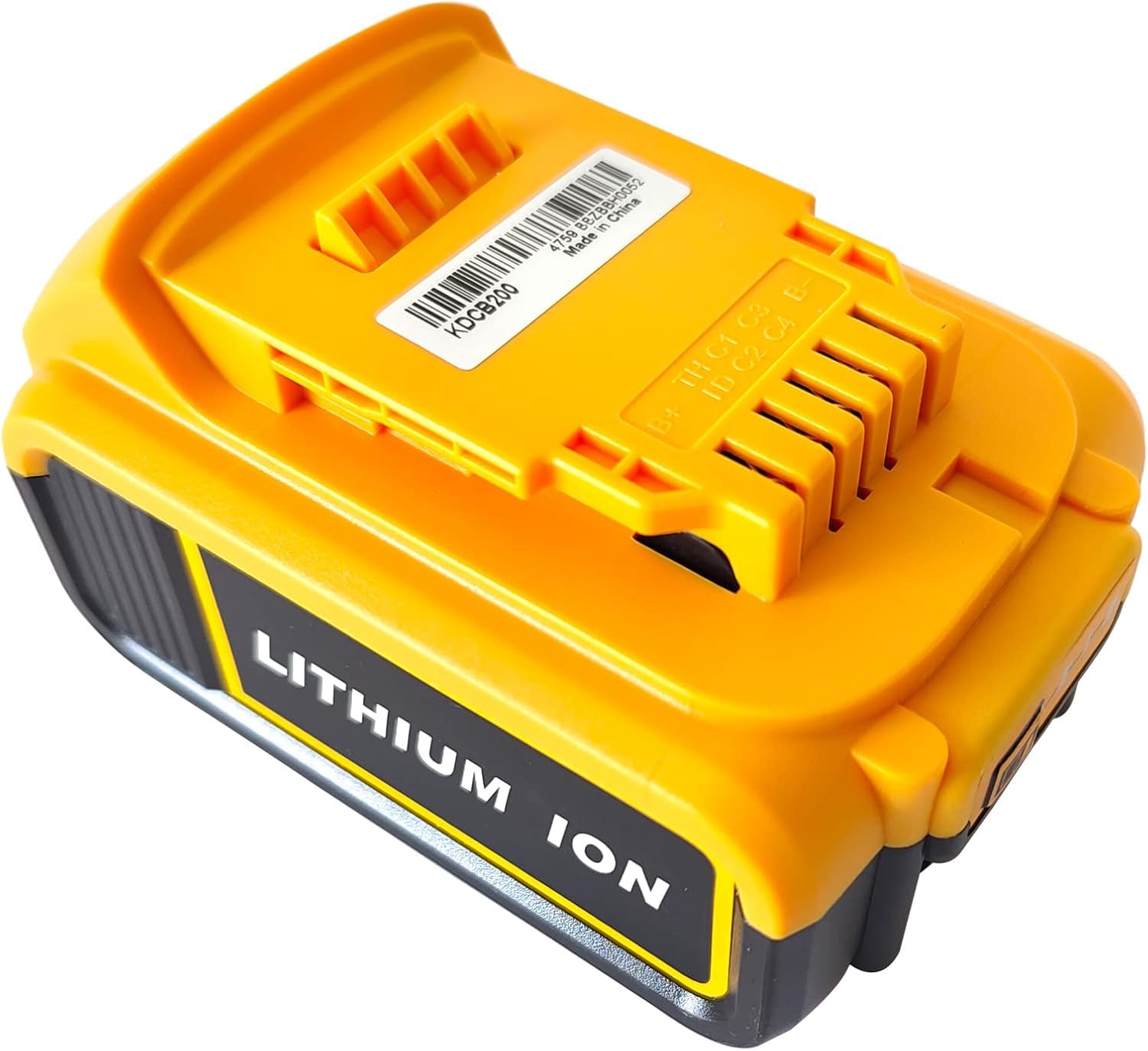 2 baterías de 5,0 Ah para batería Dewalt 18 V DCB201 DCB200 DCB204 DCB184