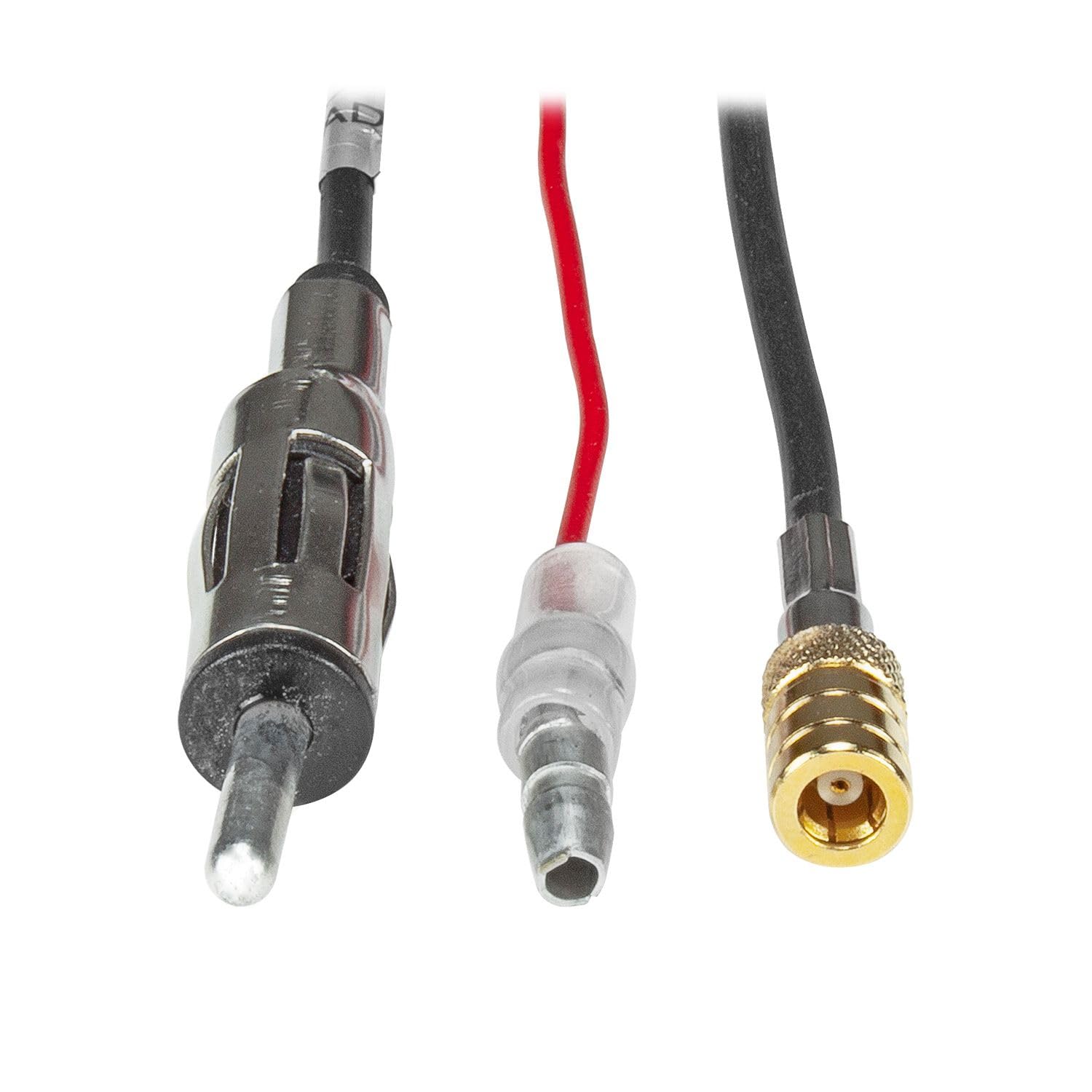 tomzz Audio 1000-067 Antenne Dab pour Voiture, antenne de Toit combinée Dab+ FM AM avec amplificateur SMB DIN 52 degrés