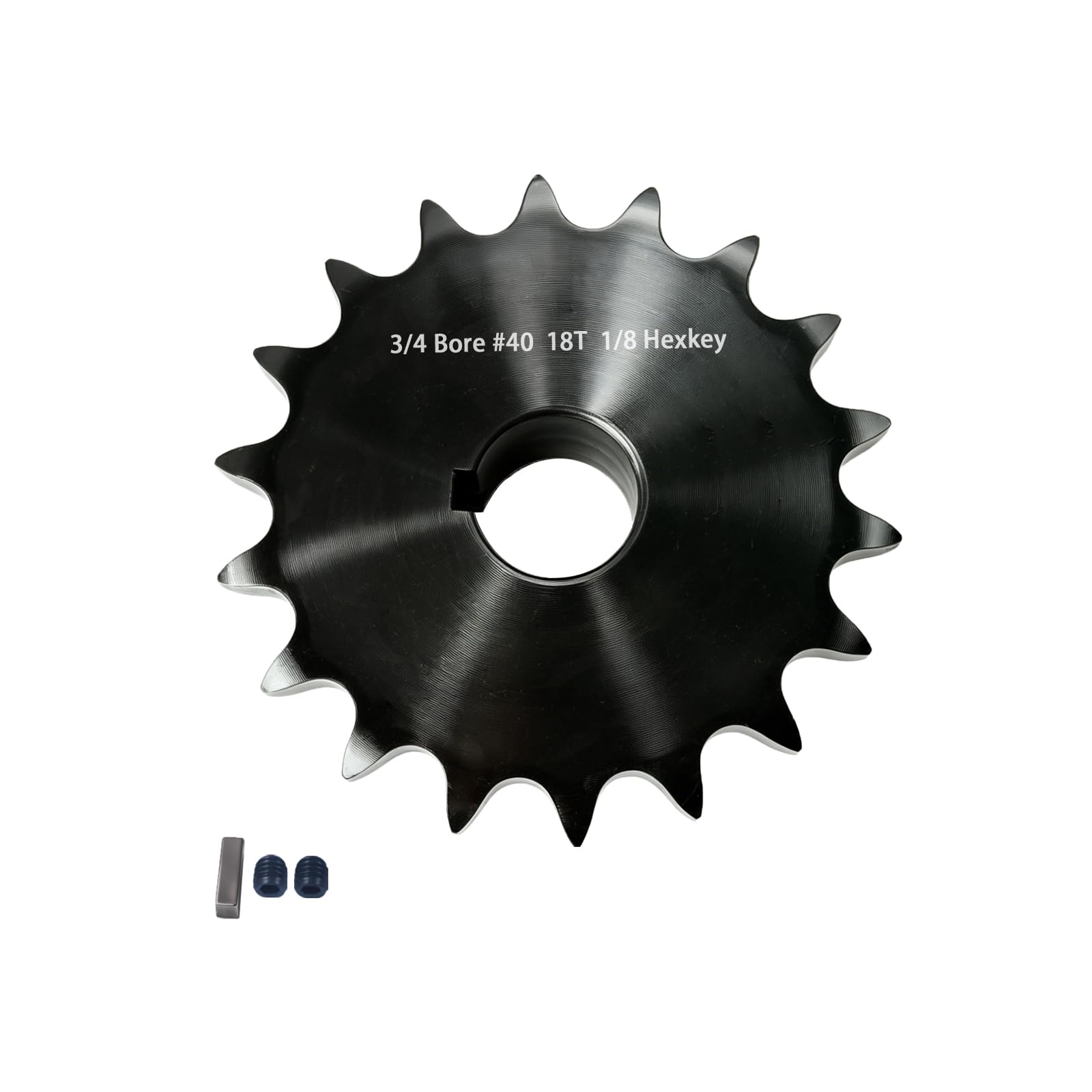 #40 Sprocket 21T 1" Bore Hardened Black Oxide — Amazon image 11