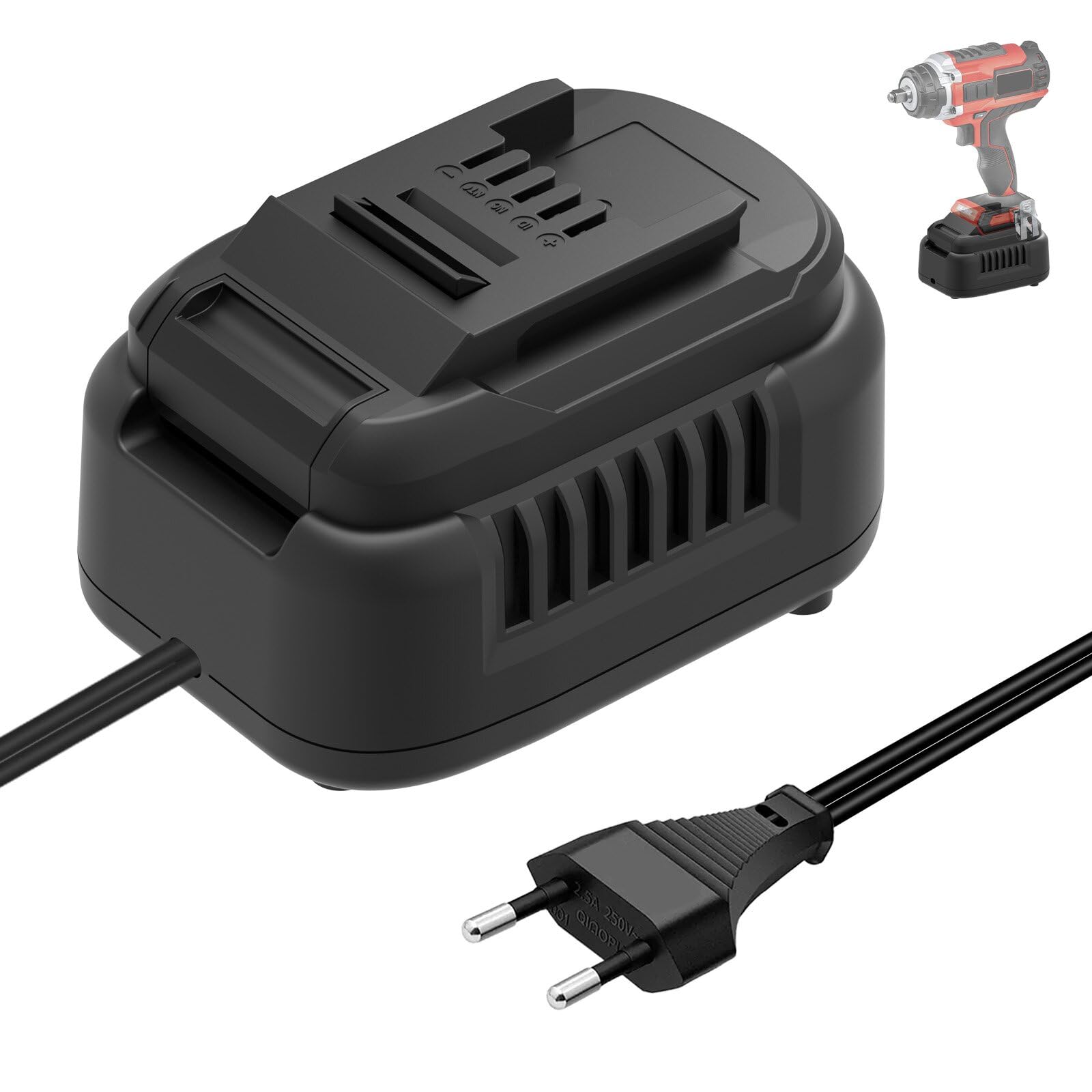 Convertidor CC de 500 W para herramientas Einhell 18 V | Adaptador de corriente CC de 110 V a 18 V CA, adaptador para herramientas de batería Einhell de 18 V.