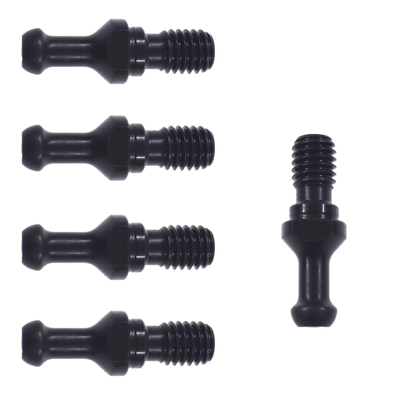 5 Packs Solid Pull Stud Retention Knob ISO30 M12 x 1.75 for HSD Spindle CNC