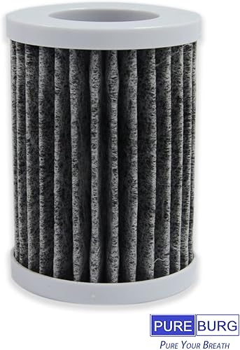 Miniatura 4 de PUREBURG Filtros de repuesto compatibles con purificador de aire Munchkin, paquete de 6 HEPA con carbón activado 2 en 1
