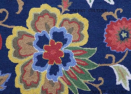 Image of Carpet Mahal Handmade Handwoven Tufted Made of 100% Soft Blended Wool Export Quality Carpets with 1 Inch Thickness (12x18 Feet) Color Multi