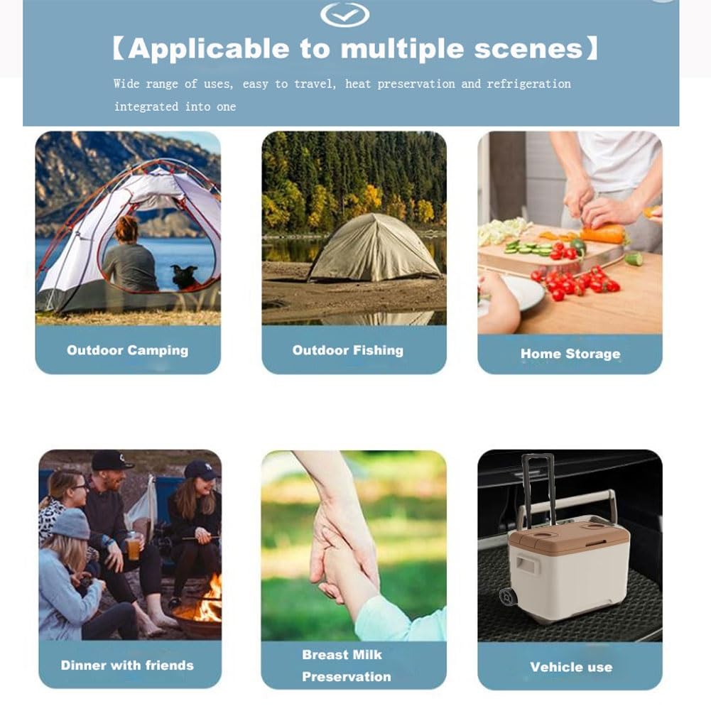 Nevera Portátil De Gran Capacidad, Caja De Picnic con Aislamiento Rígido, con 72 Horas De Aislamiento, Ideal For Acampar, Pescar Y Hacer Picnics.(Blue)